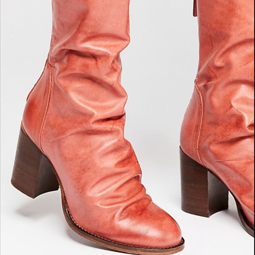 Free People Elle Block Heel Boots - Picture 2 of 8